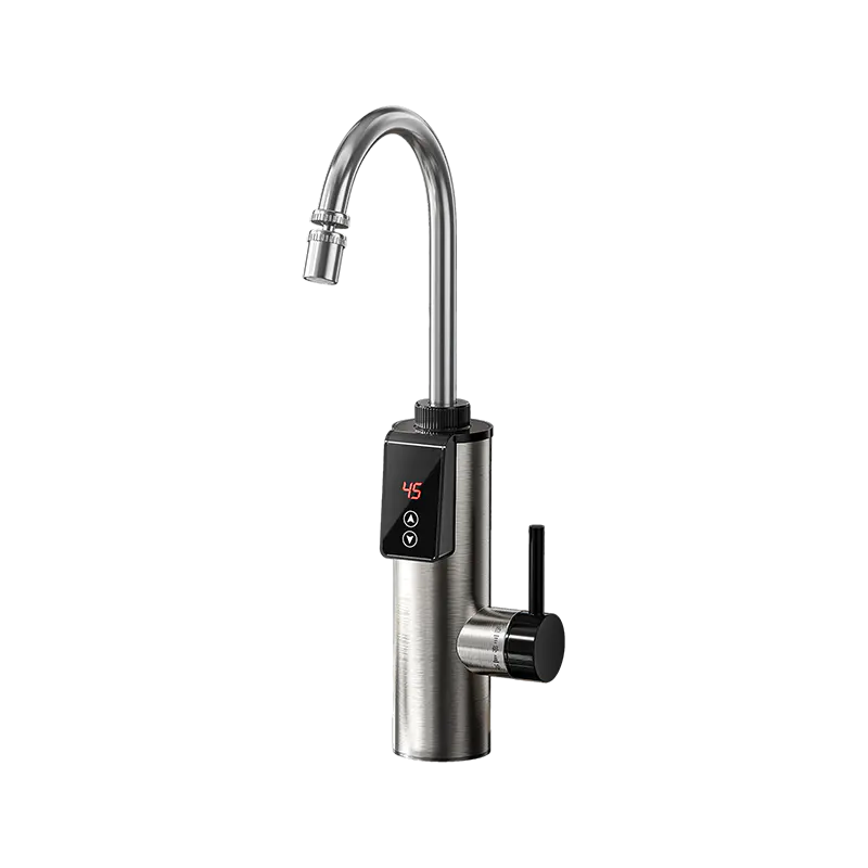 BS-09-34 rostfritt stål temperaturjusterbar omedelbar elektrisk varmvattenkran med termostat